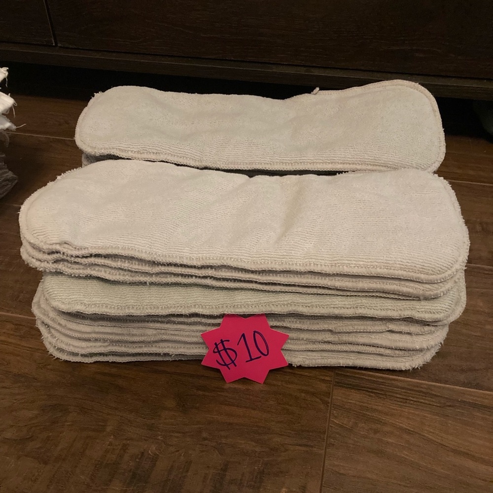 24 Simple Being Microfiber cloth diaper inserts